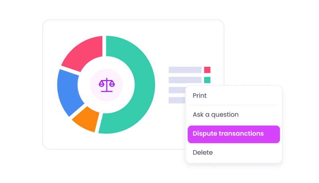 Track Payment & Dispute Center